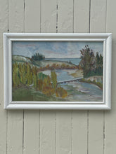 Load image into Gallery viewer, Vintage Original Framed Oil Landscape - By Ruby Stratton?
