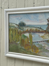 Load image into Gallery viewer, Vintage Original Framed Oil Landscape - By Ruby Stratton?
