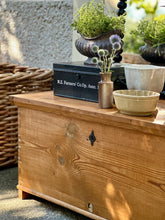 Load image into Gallery viewer, Vintage Pine Blanket Box
