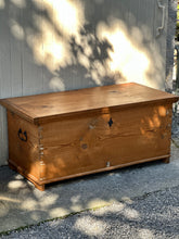 Load image into Gallery viewer, Vintage Pine Blanket Box

