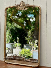 Load image into Gallery viewer, Fleur Gold Filigree Mirror
