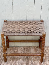 Load image into Gallery viewer, Woven Seagrass Bobbin Stool
