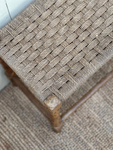 Load image into Gallery viewer, Woven Seagrass Bobbin Stool
