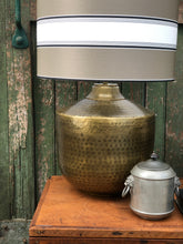 Load image into Gallery viewer, Brass Hammered Lamp
