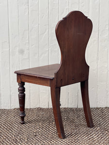 Vintage Shield Back Hall Chair