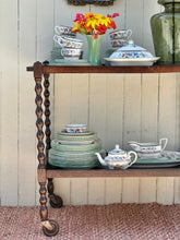Load image into Gallery viewer, Vintage Bobbin Two Tier Tea Trolley
