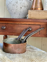 Load image into Gallery viewer, Vintage Set of Four Copper Pots

