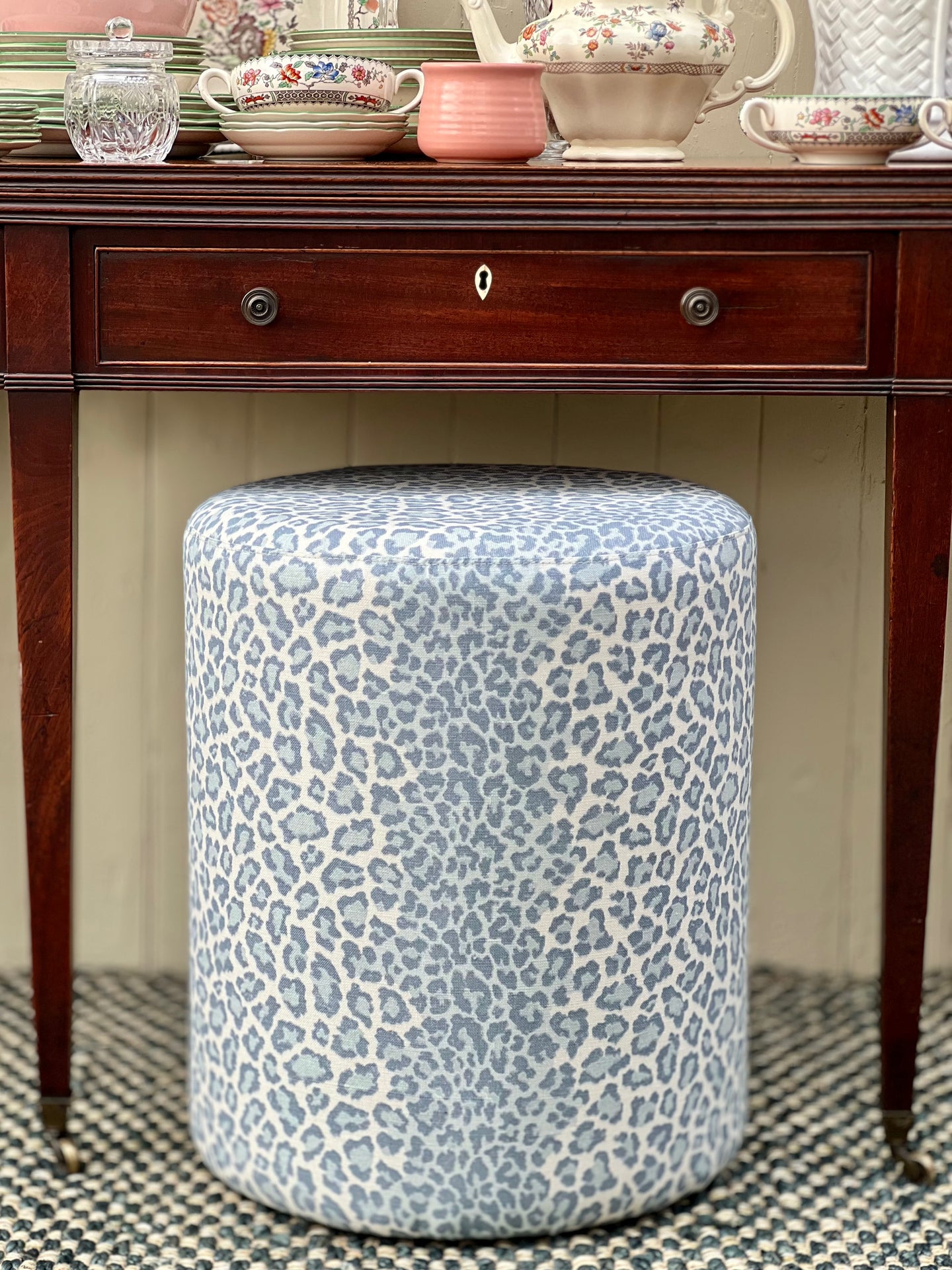 Colefax & Fowler Panthera Pouffe