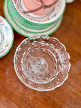 Load image into Gallery viewer, Vintage Scallop Pressed Glass Pedestal Dish
