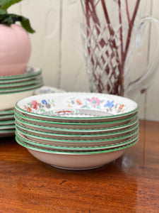 Vintage Copeland Spode Chinese Rose Dessert Bowl