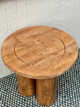Load image into Gallery viewer, Wooden Round Side Table
