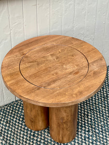 Wooden Round Side Table