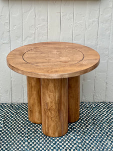 Wooden Round Side Table
