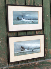 Load image into Gallery viewer, Pair Of Nautical Sailing Prints
