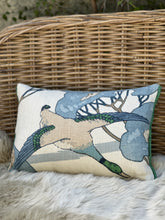 Load image into Gallery viewer, Mulberry Sky Flying Ducks Cushion
