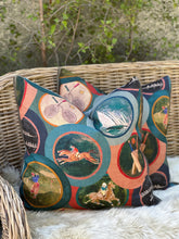 Load image into Gallery viewer, Mulberry Sporting Life Linen Cushion
