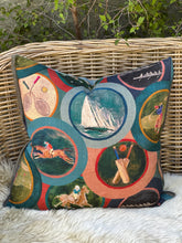 Load image into Gallery viewer, Mulberry Sporting Life Linen Cushion
