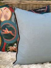 Load image into Gallery viewer, Mulberry Sporting Life Linen Cushion
