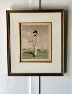 ‘WM Lillywhite’ Cricket Miniature Print