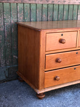 Load image into Gallery viewer, Antique Kauri Chest Of Draws
