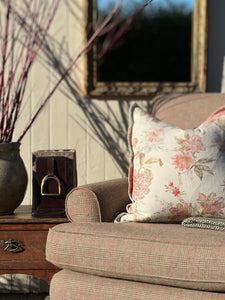 Tweed Mulberry Wood Armchair