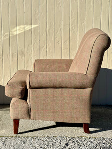 Tweed Mulberry Wood Armchair