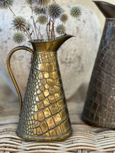 Load image into Gallery viewer, Vintage Brass Crocodile Jug by Joesph Sankey &amp; Son c.1900 - Small
