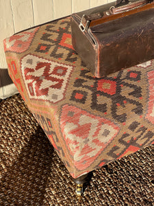 Linwood Kilim Ottoman