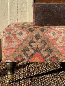 Linwood Kilim Ottoman