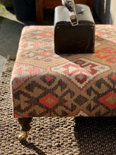 Load image into Gallery viewer, Linwood Kilim Ottoman
