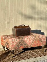 Load image into Gallery viewer, Linwood Kilim Ottoman
