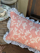 Load image into Gallery viewer, Andrew Martin Vine Coral Ruffle Cushion
