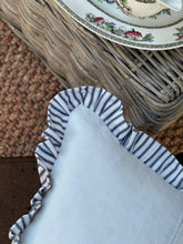 Load image into Gallery viewer, Andrew Martin Vine Coral Ruffle Cushion
