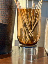 Load image into Gallery viewer, Amber Glass Vase
