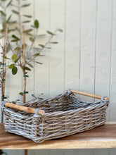 Load image into Gallery viewer, Small Wooden Handle Cane Tray
