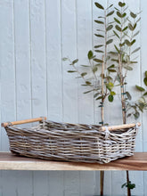 Load image into Gallery viewer, Medium Wooden Handle Cane Tray
