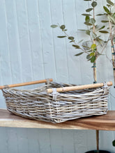 Load image into Gallery viewer, Medium Wooden Handle Cane Tray
