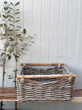 Load image into Gallery viewer, Large Wooden Handle Cane Tray
