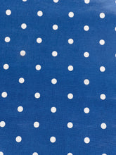 Load image into Gallery viewer, Navy Dotty Oilcloth
