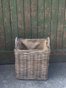 Small Square Lined Basket
