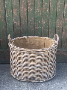 Small Oval Lined Basket