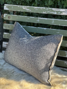 Nine Muses Charcoal Palm Cushion