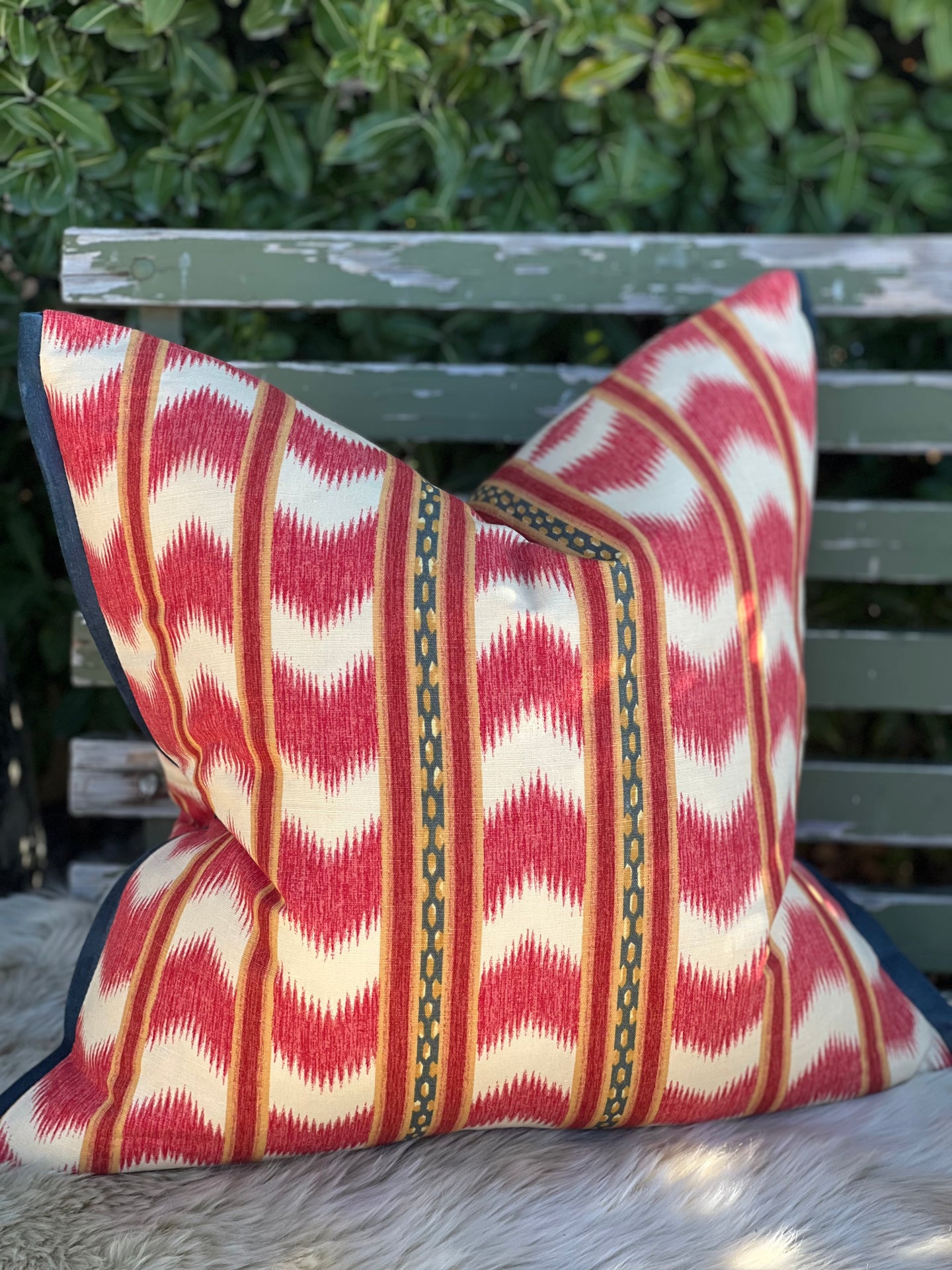 Osborne & Little Ikat Cushion