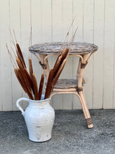 Load image into Gallery viewer, Round Sienna Cane Side Table
