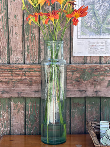 Tall Glass Vase