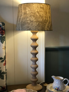 Wooden Bobbin Lampbase