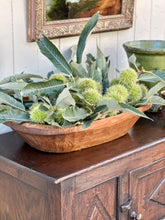 Load image into Gallery viewer, Vintage Hand Carved Wooden Dough Bowl
