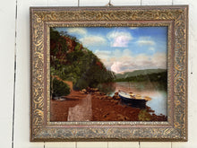 Load image into Gallery viewer, Vintage Gilt Framed Foil Art - Set of Two
