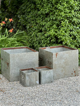 Load image into Gallery viewer, Large Iron Square Planter
