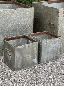 Small Iron Square Planter